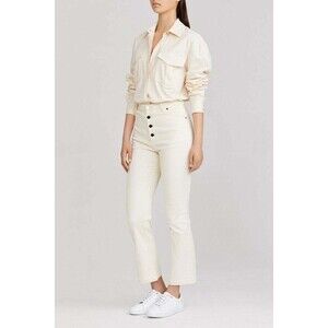SIGNIFICANT OTHER LENNY JEANS CREAM Womens Boutique Pants MRP $229 NWT Size 8